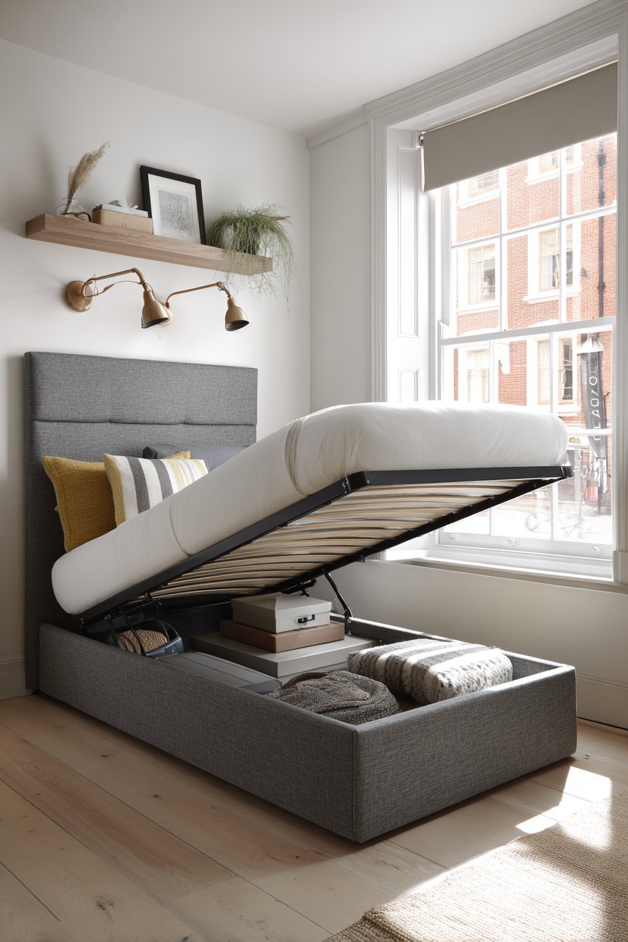 Hydraulic Lift Storage Bed