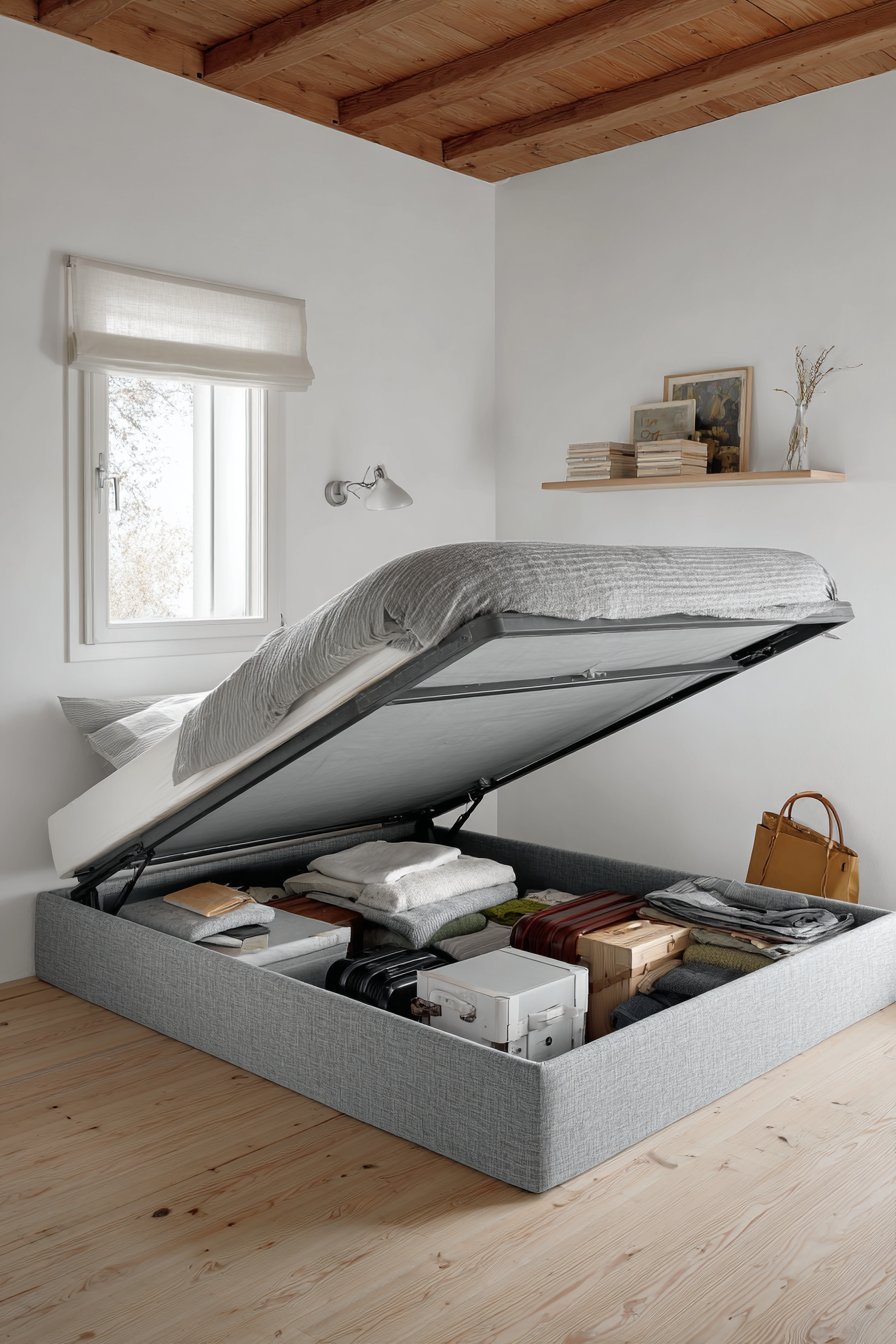 Hydraulic Lift Storage Bed