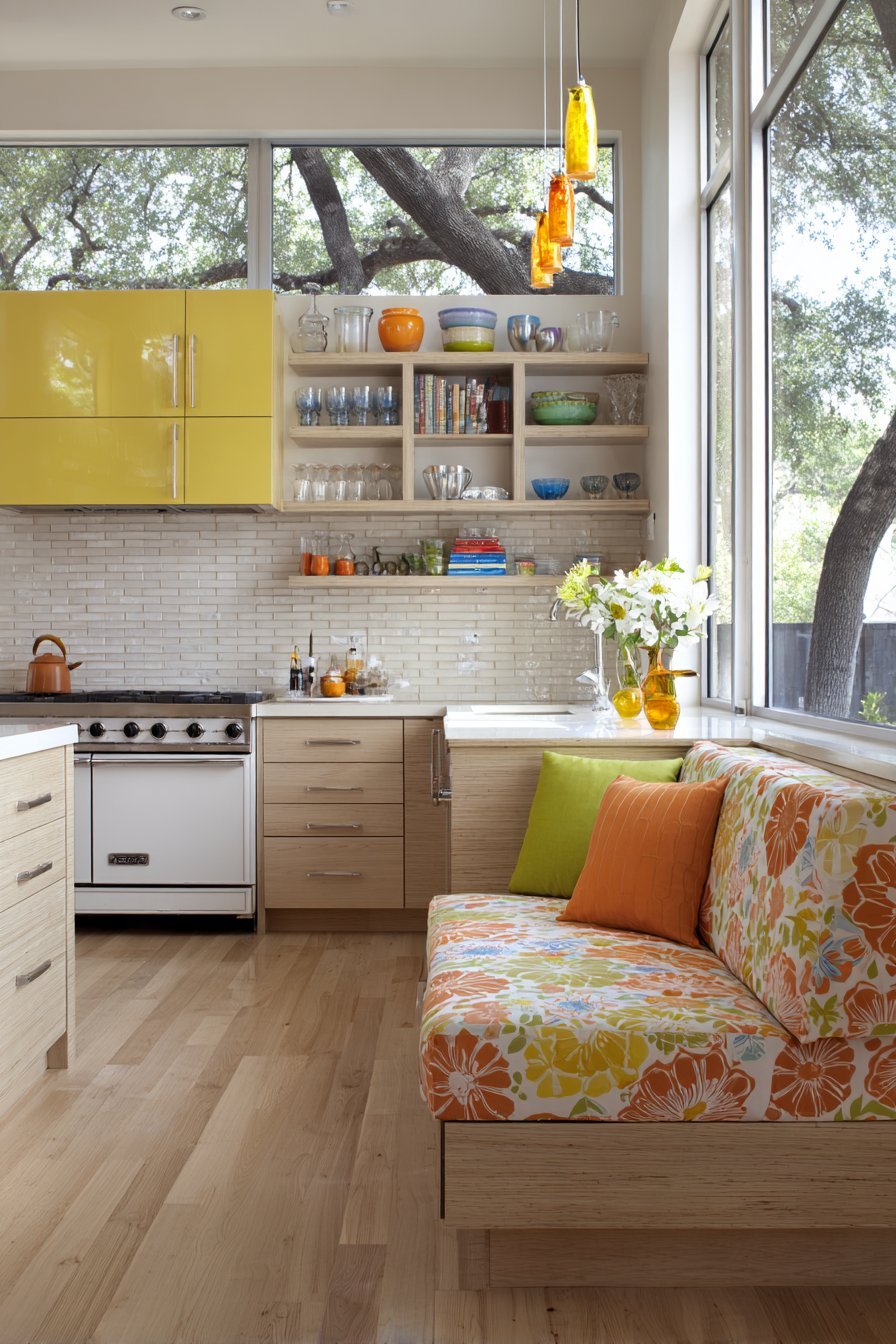 Yellow and Wood Warmth