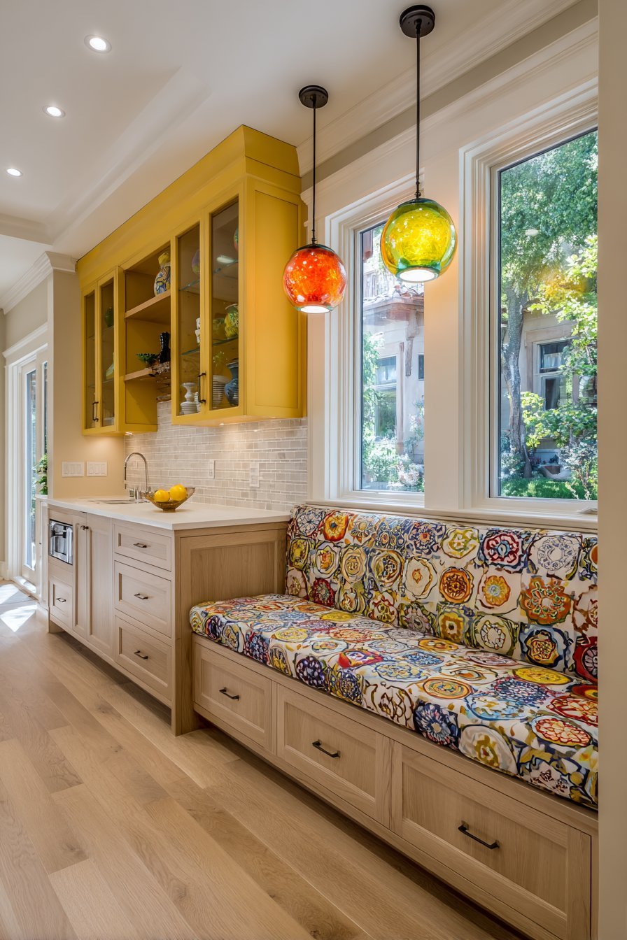 Yellow and Wood Warmth