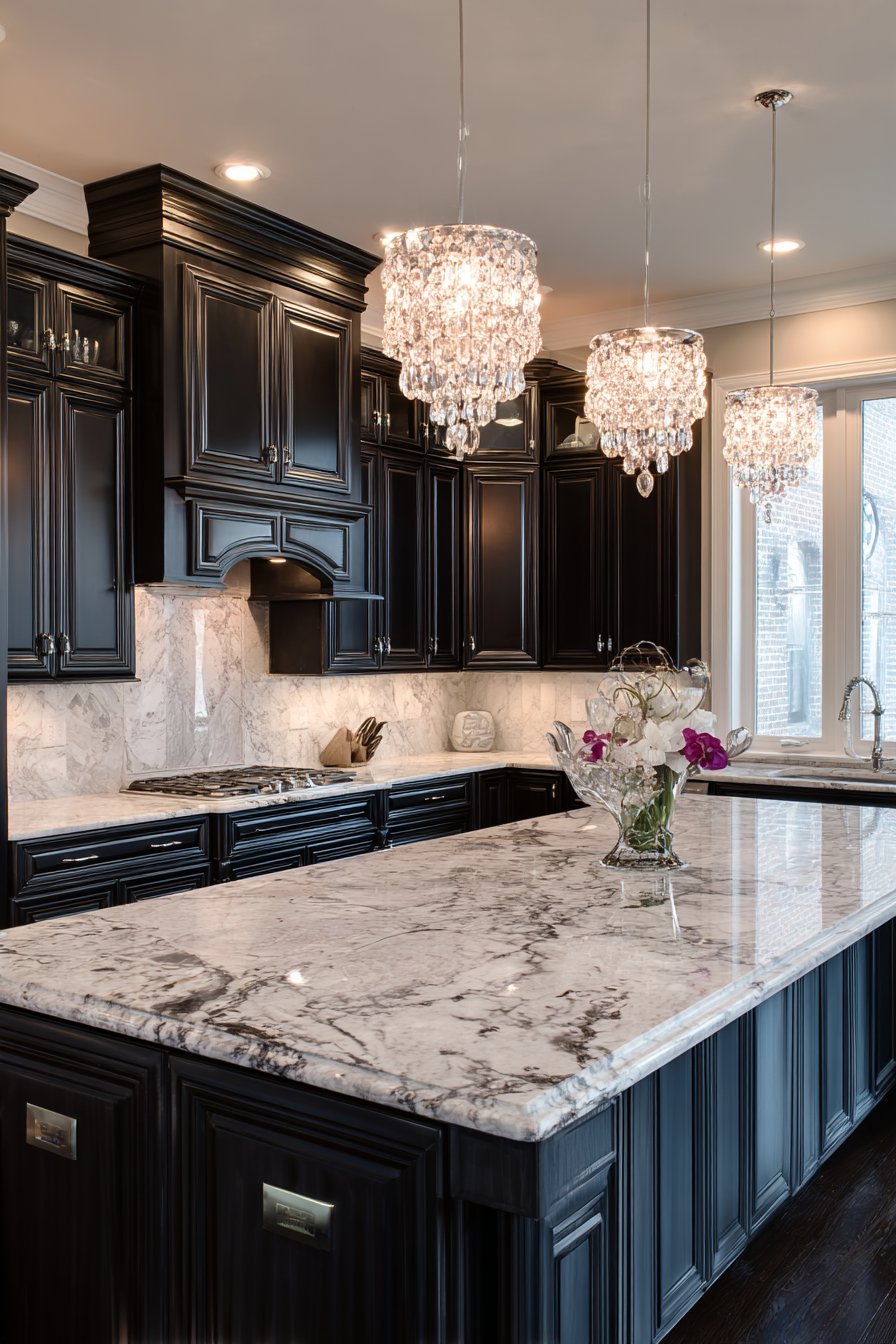 Transitional Two-Tone Navy Accent