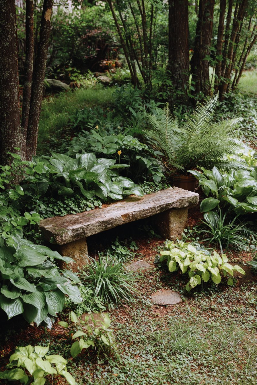 Shade Garden Under Mature Trees
