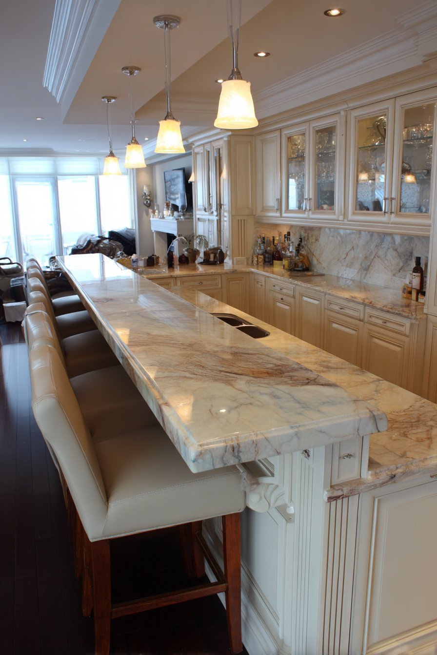 Casual Breakfast Bar Seating