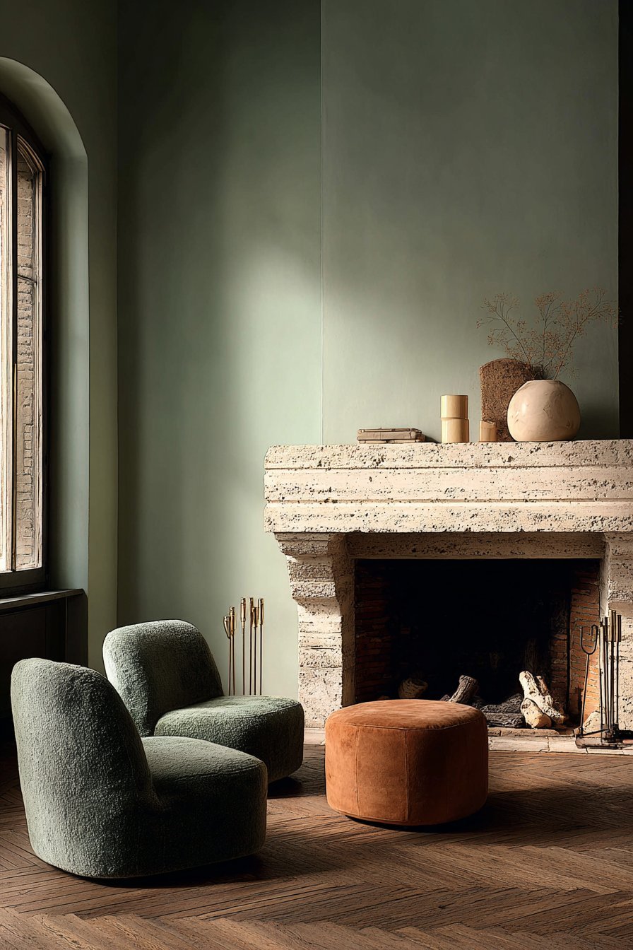 Cozy Fireplace Seating