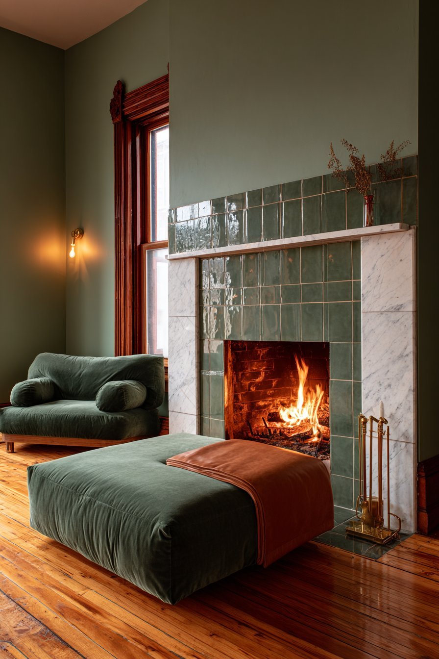 Cozy Fireplace Seating