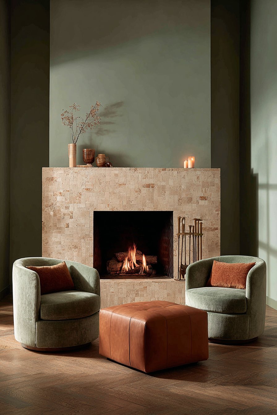 Cozy Fireplace Seating