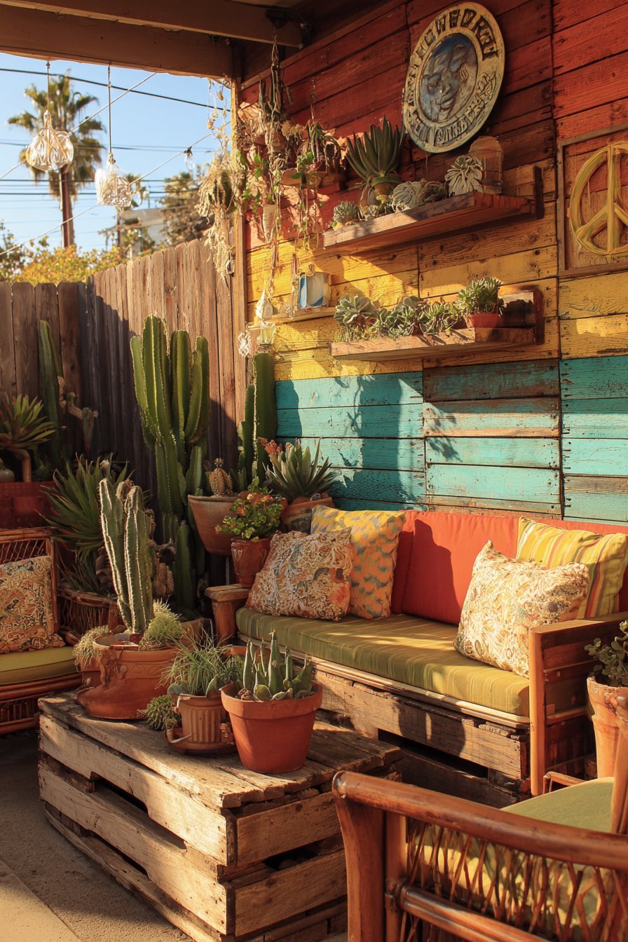 Rainbow Vertical Garden Wall