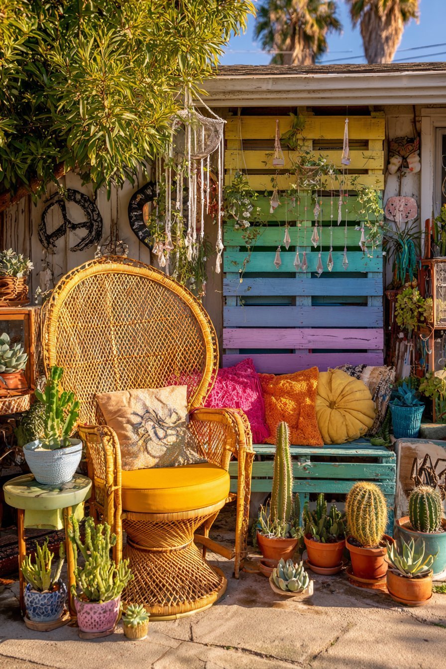 Rainbow Vertical Garden Wall