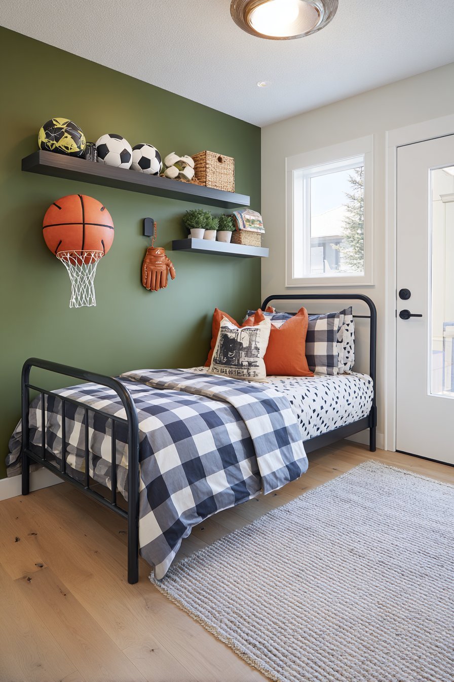 Athletic-Inspired Sports Room