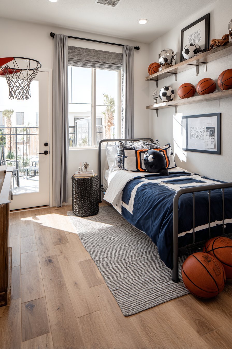 Athletic-Inspired Sports Room