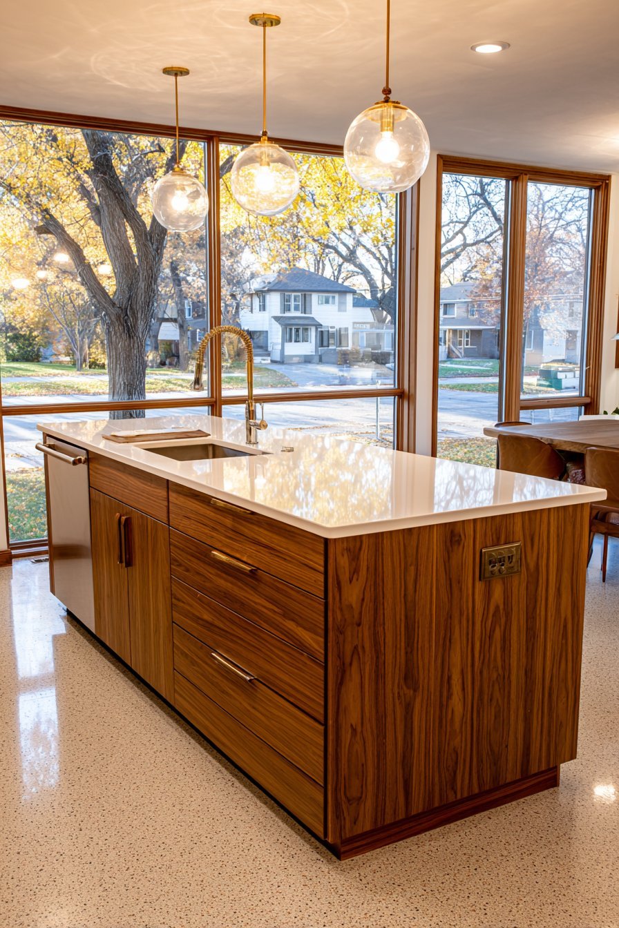 Mid-Century Modern Walnut