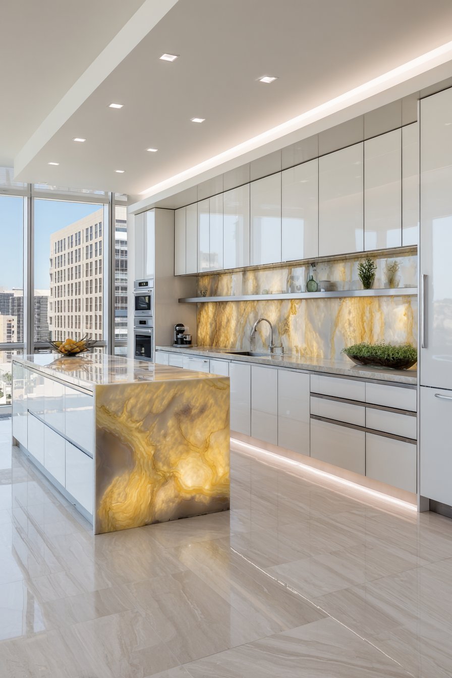 Backlit Agate Focal Point