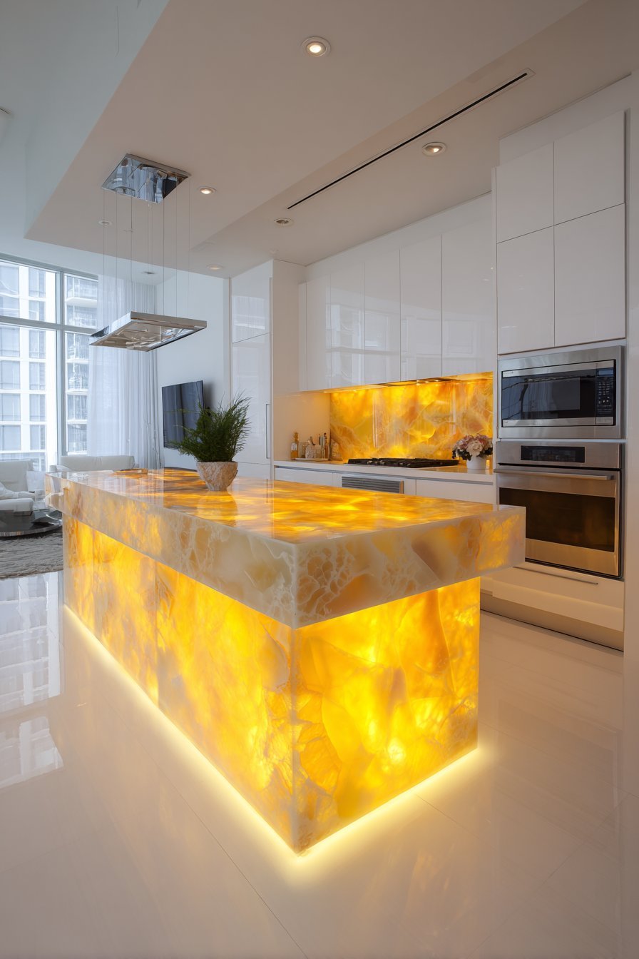 Backlit Agate Focal Point