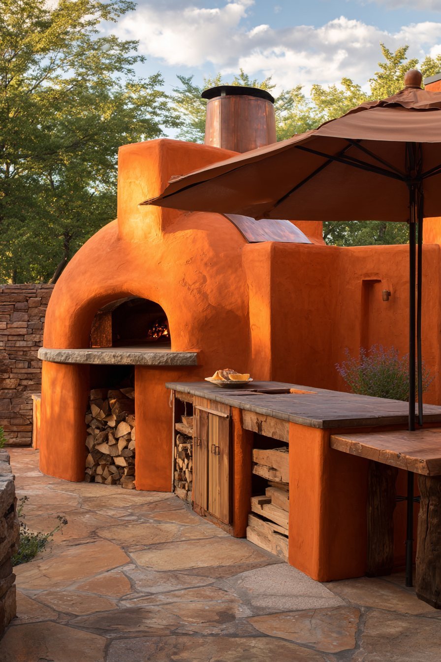 Custom Wood-Fired Pizza Oven Installation