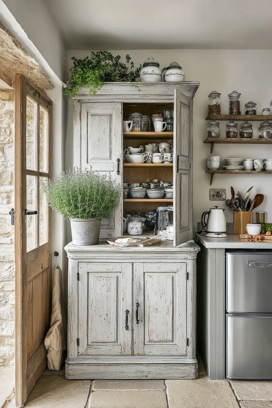 Freestanding Larder Cupboard Kitchen