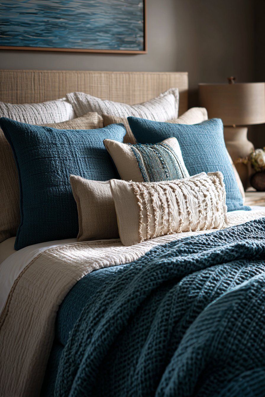 Layered Textile Texture Composition