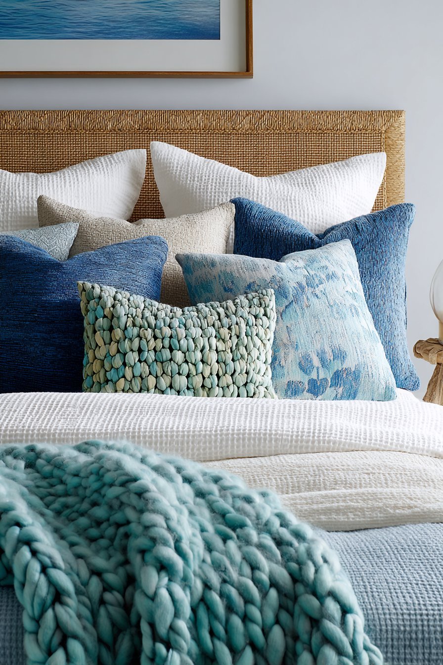 Layered Textile Texture Composition