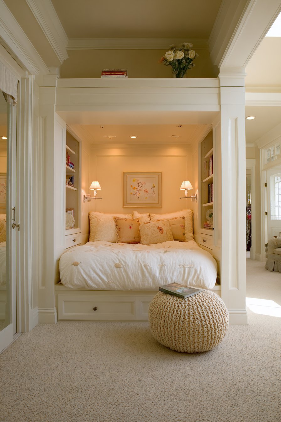 Built-In Closet Sleeping Nook