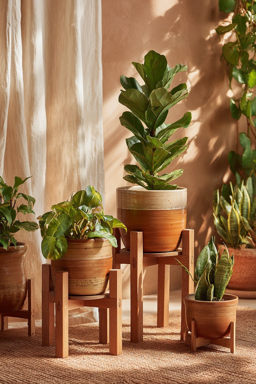 Ceramic Planter Collection Display
