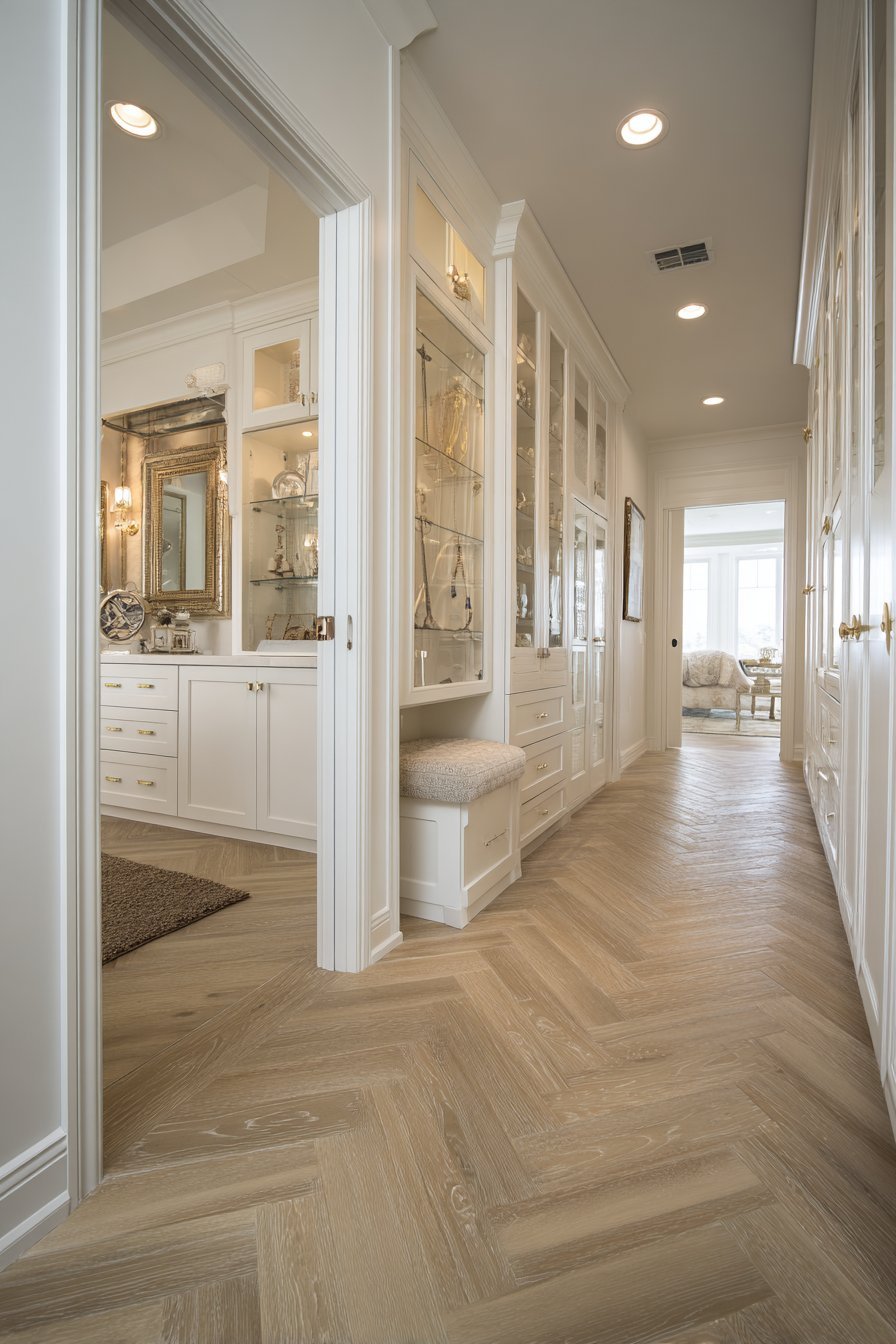 Walk-In Closet with Central Island