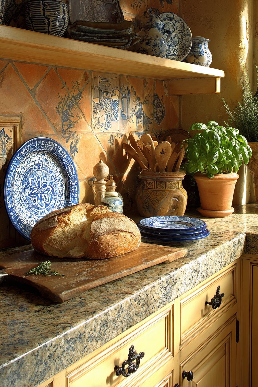 Mediterranean Hand-Painted Ceramics