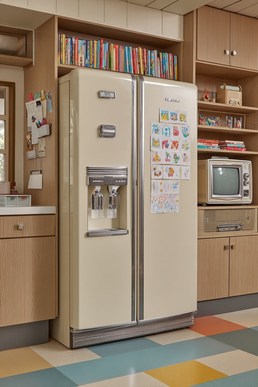 Side-by-Side Refrigerator Display