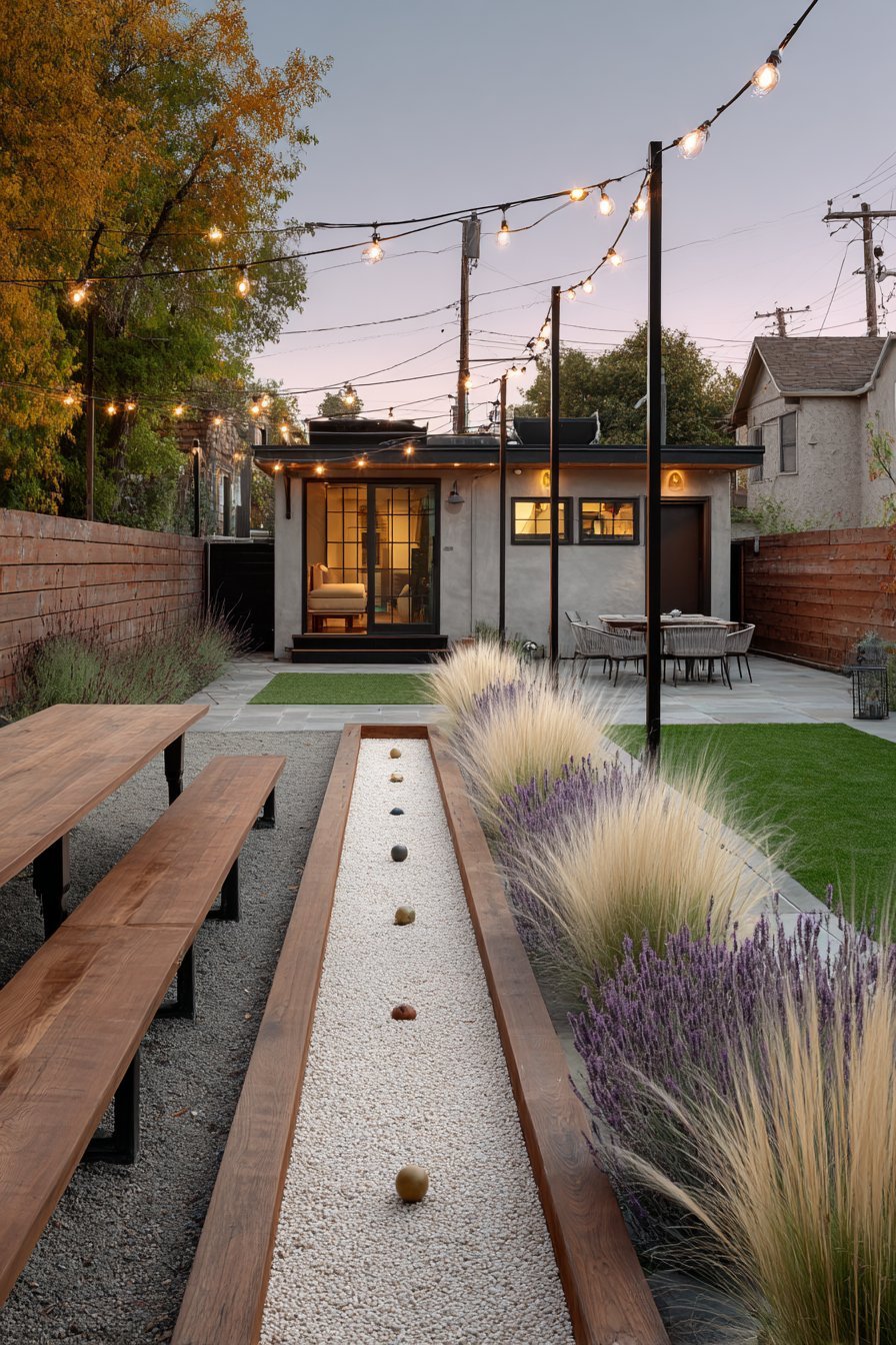 Regulation Bocce Ball Court