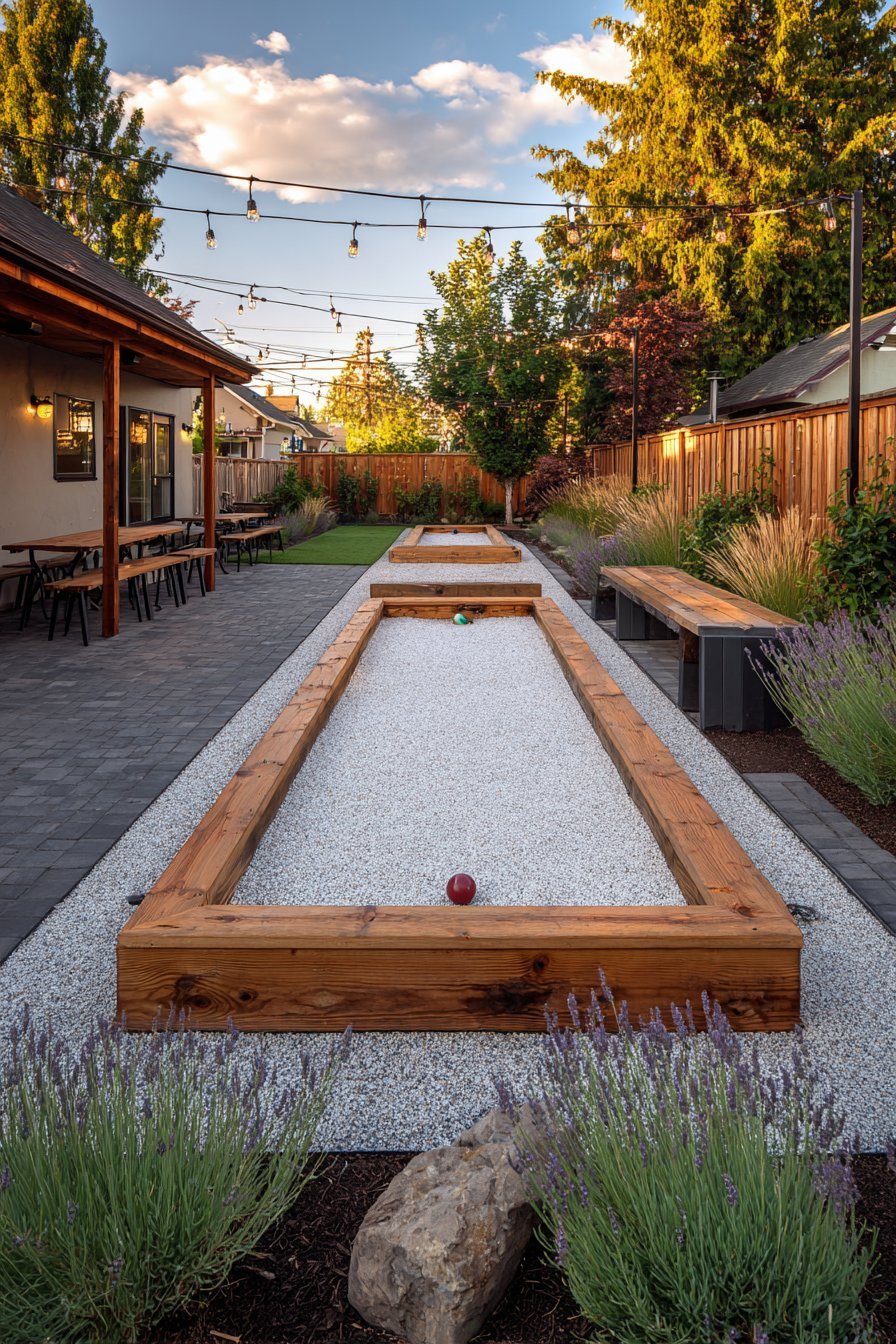 Regulation Bocce Ball Court