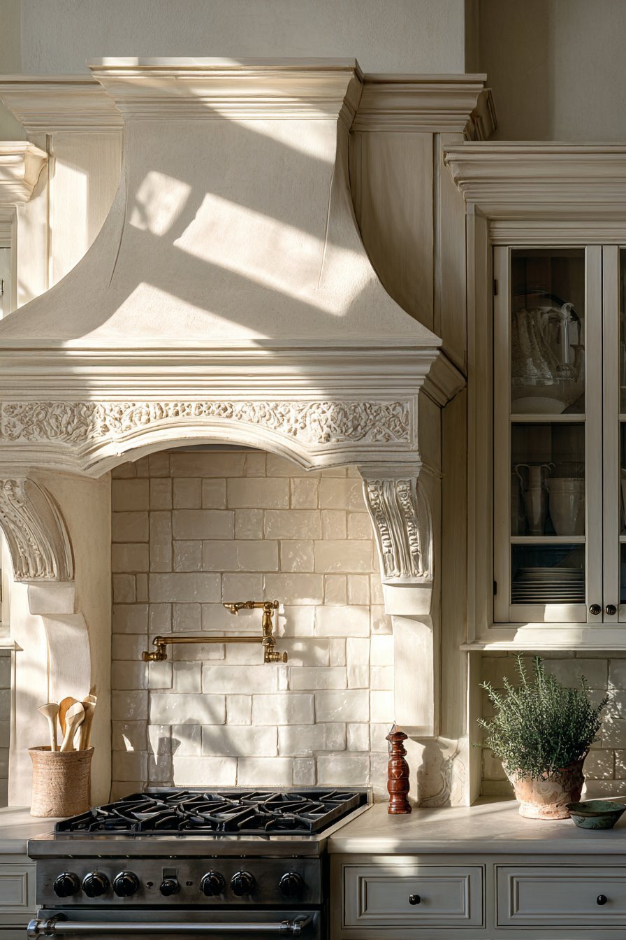 Custom Mantel-Style Range Hood