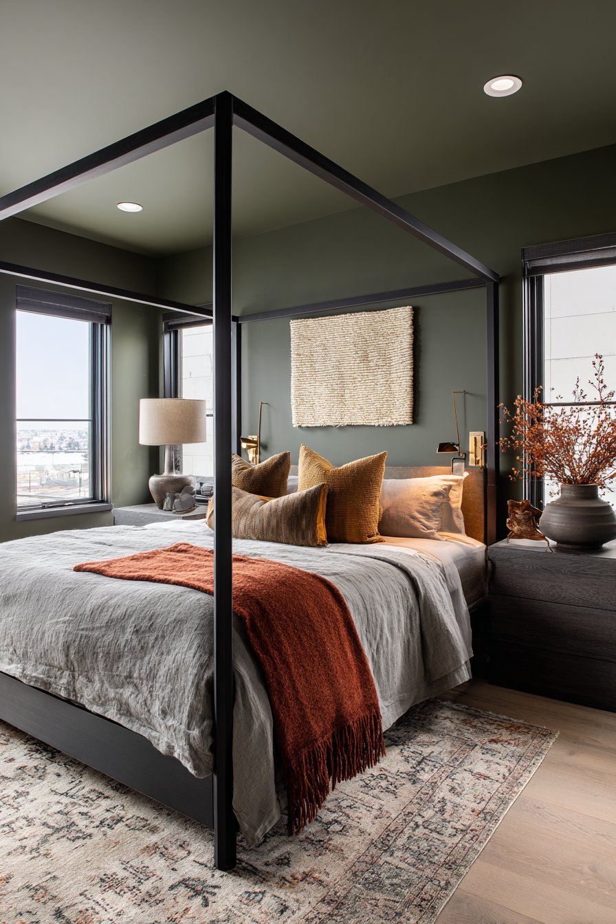 Moss Green with Blackened Steel