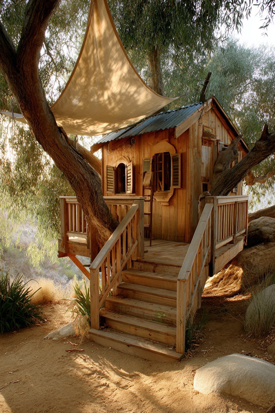 Whimsical Tree House Retreat
