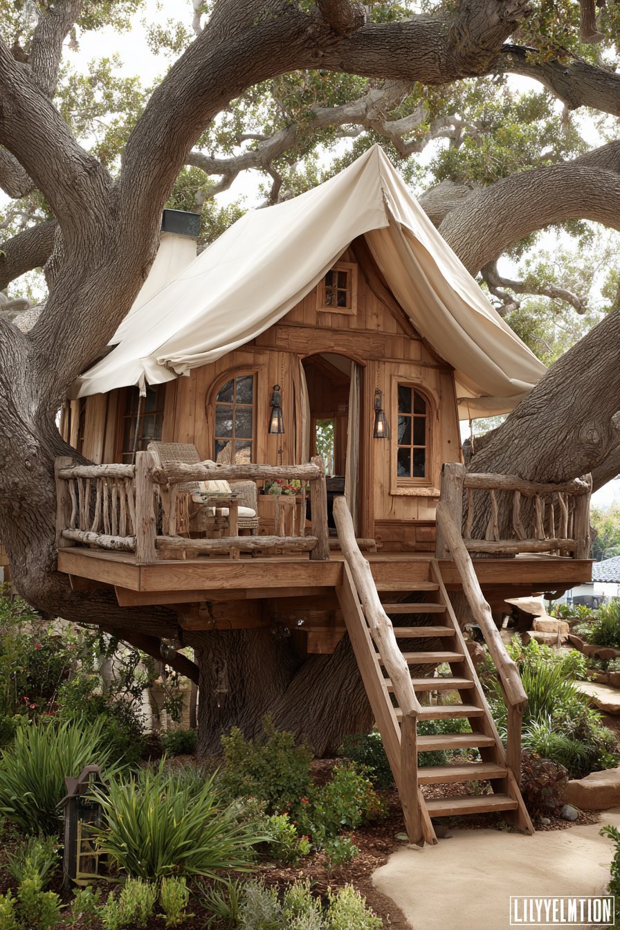Whimsical Tree House Retreat