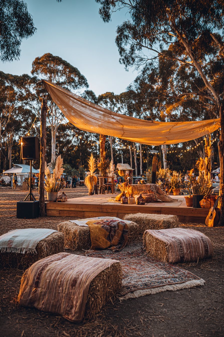 Festival Performance Stage Area