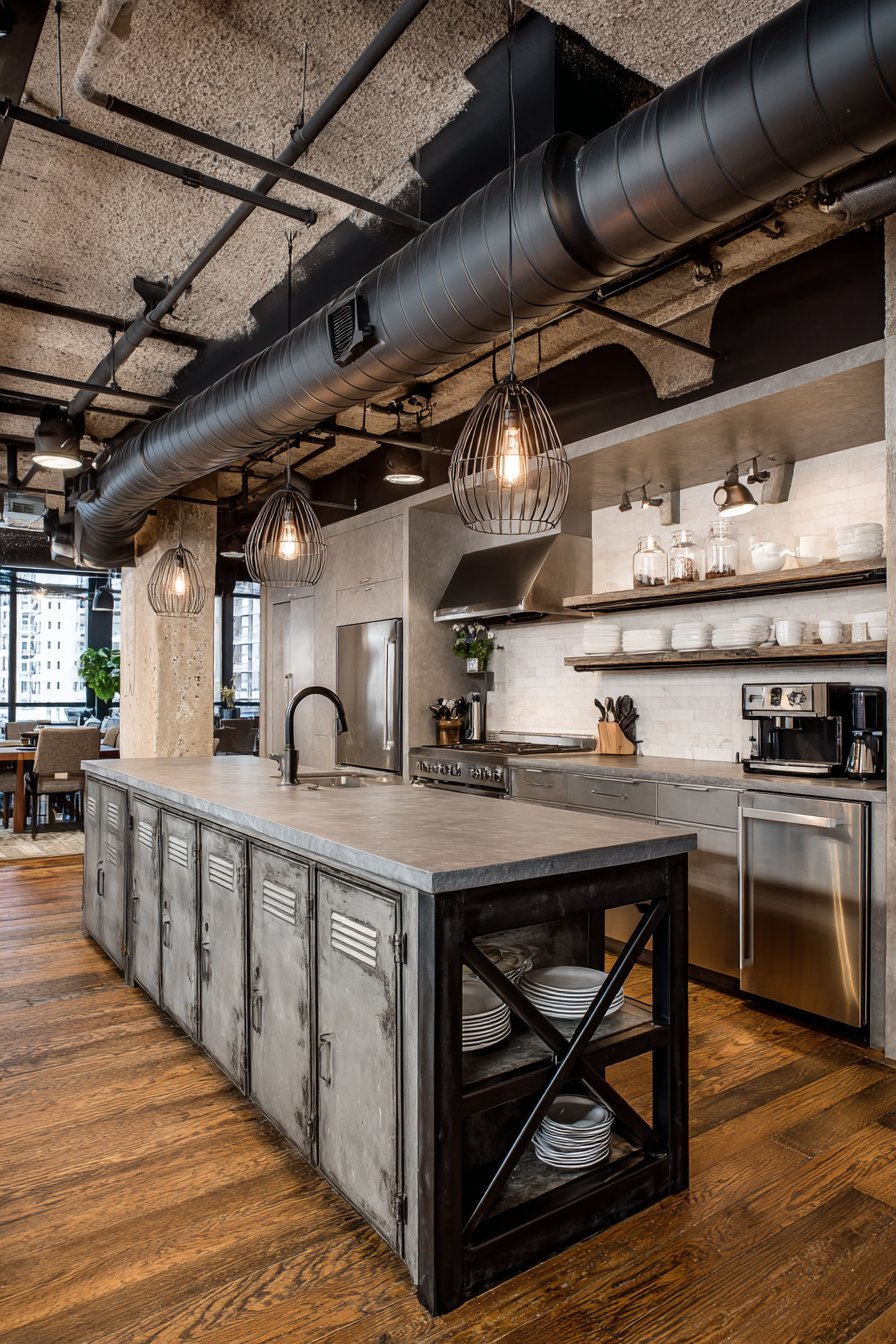 Natural Brick with Leather-Textured Granite