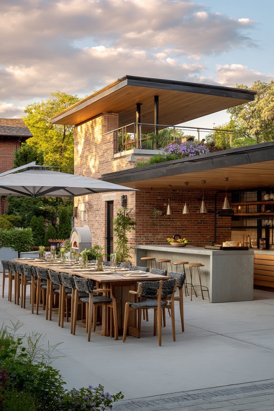 Chef-Worthy Outdoor Culinary Center