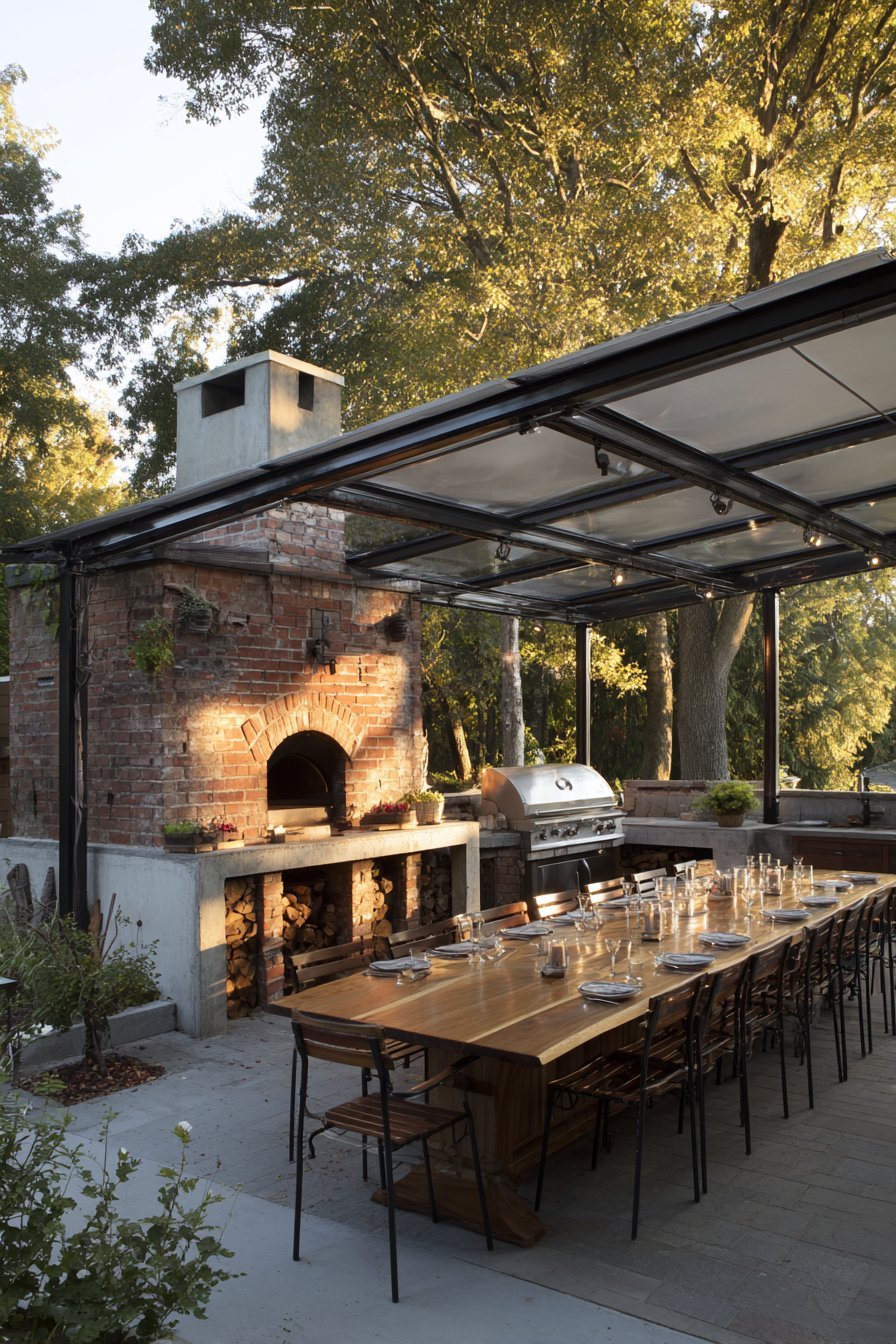 Chef-Worthy Outdoor Culinary Center