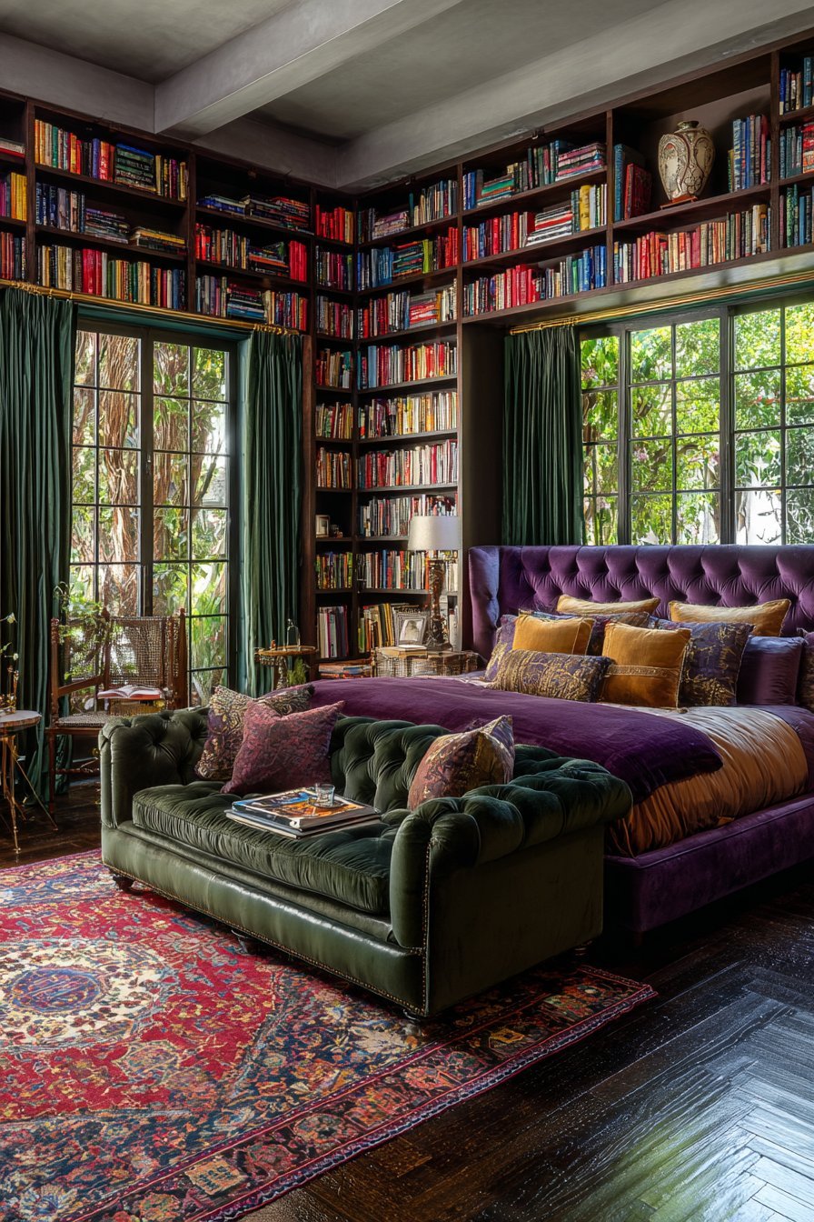 Maximalist Rainbow Library