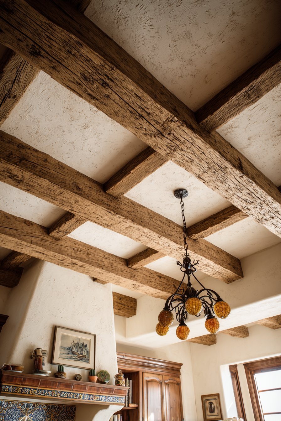 Traditional Viga Ceiling Detail