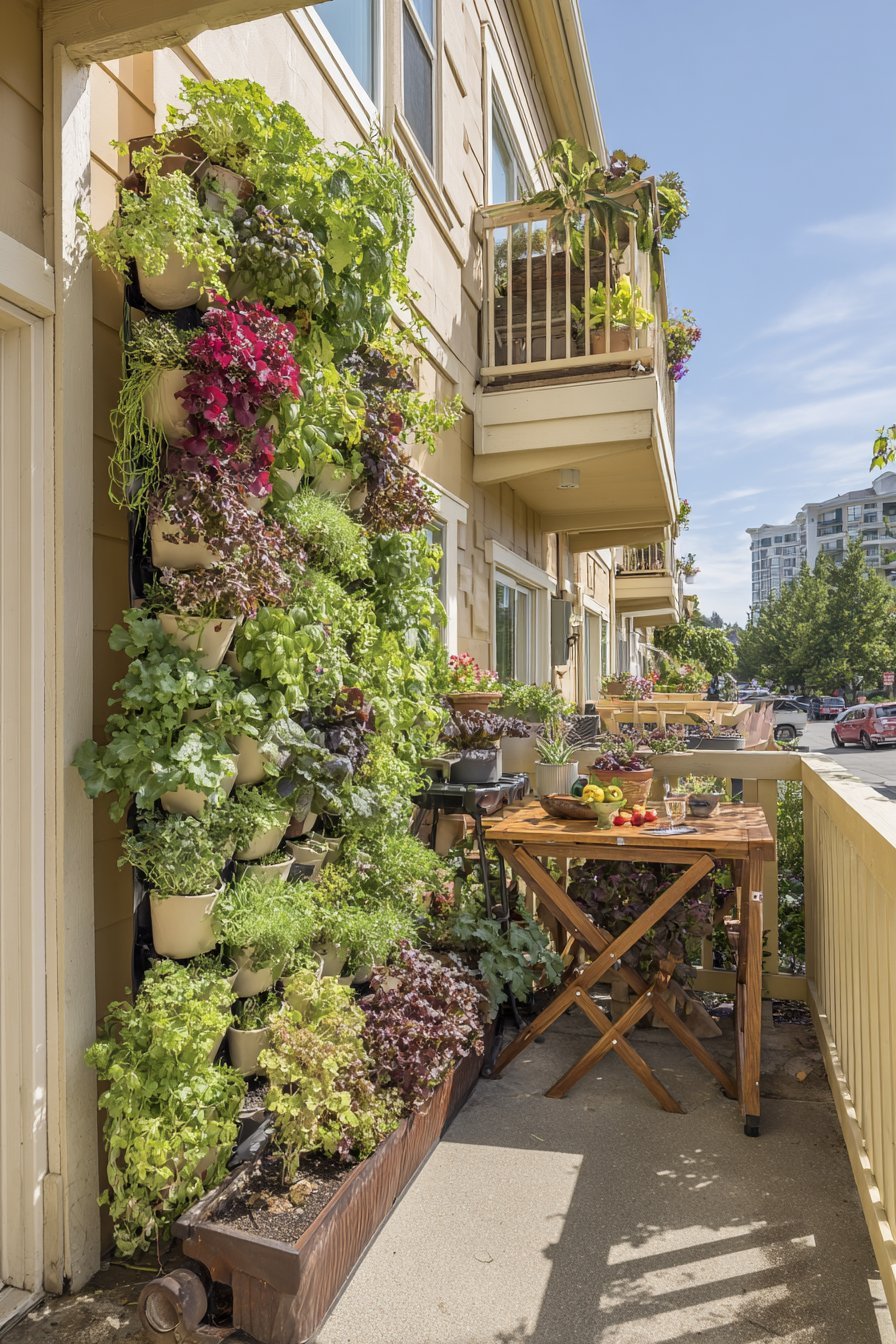 Productive Vertical Kitchen Garden