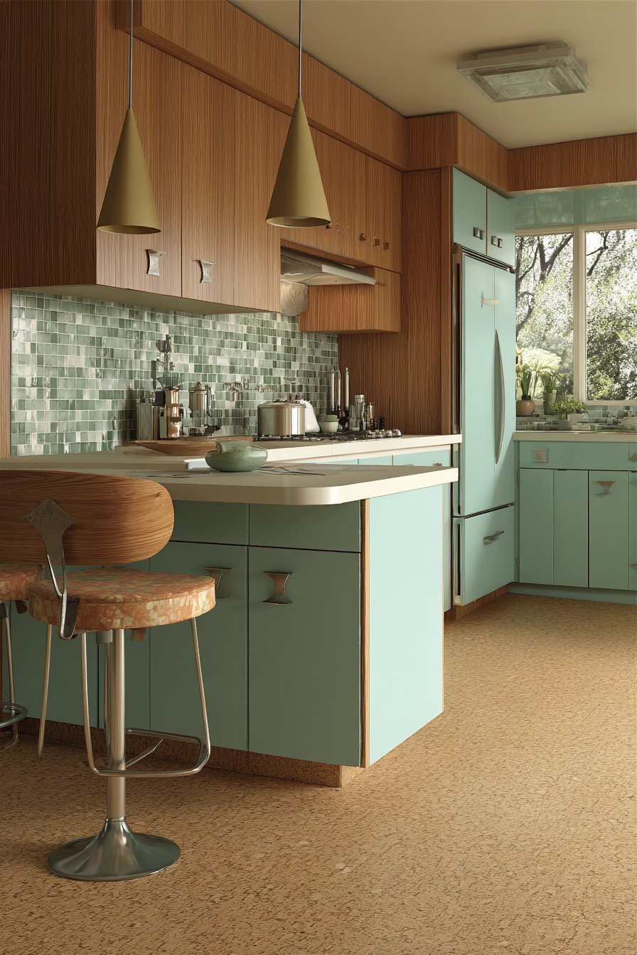 Retro Mid-Century Modern Kitchen