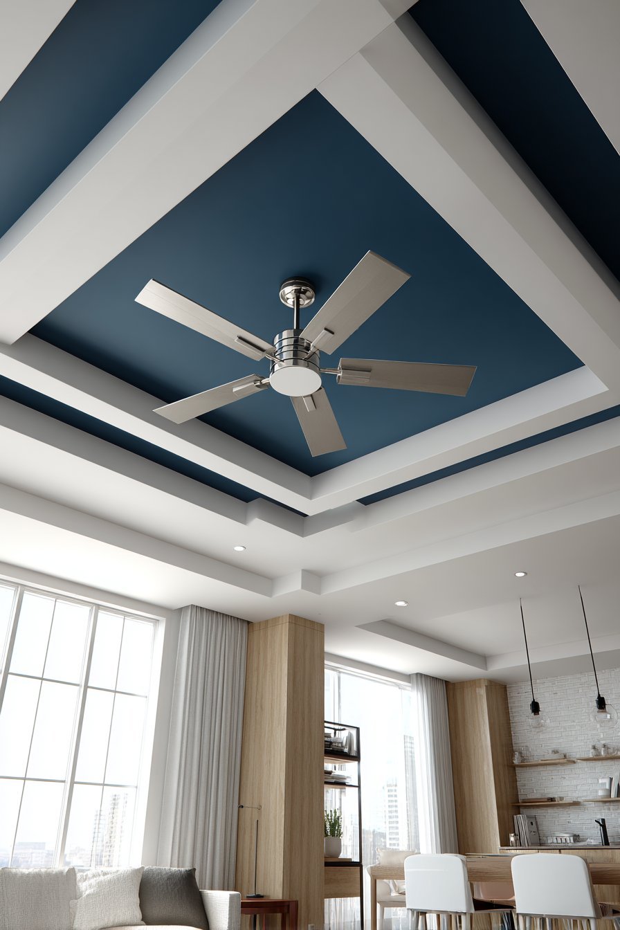 Contemporary Tray Ceiling Statement