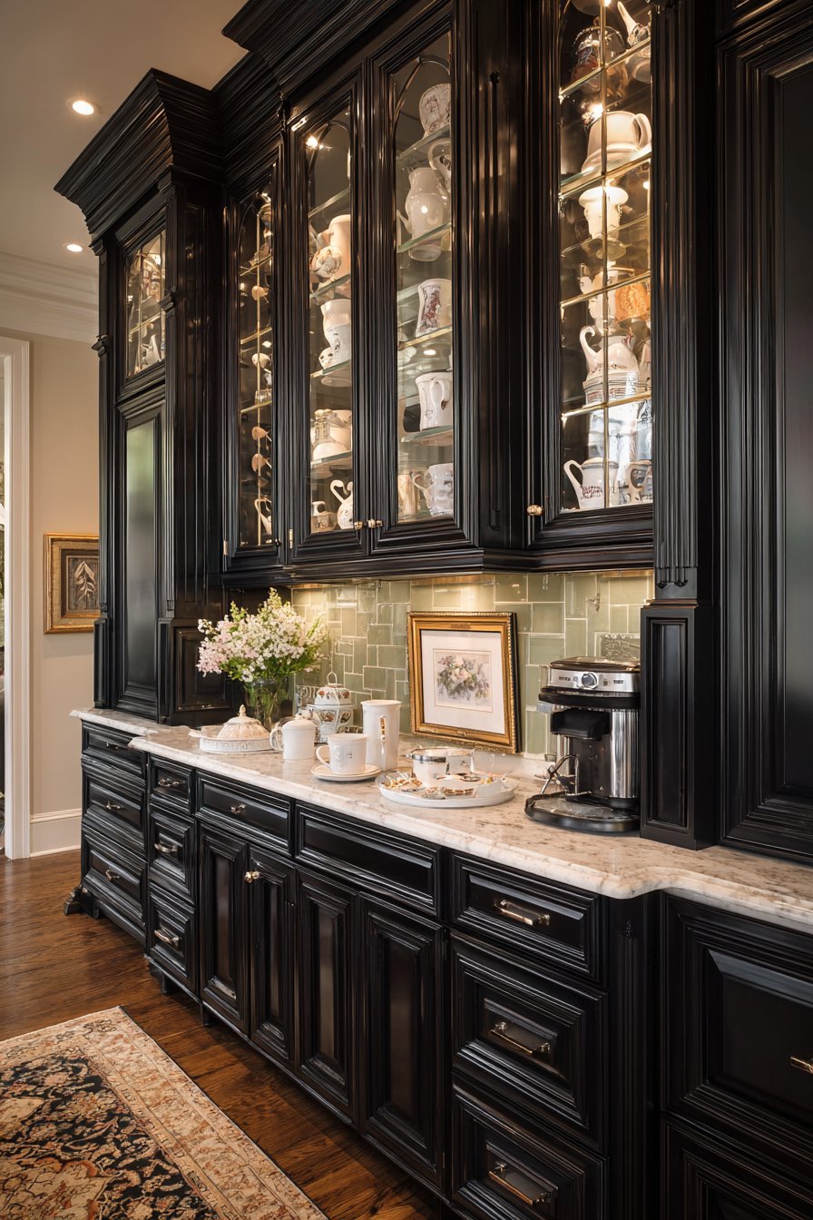 Traditional Coffee and Beverage Bar Area