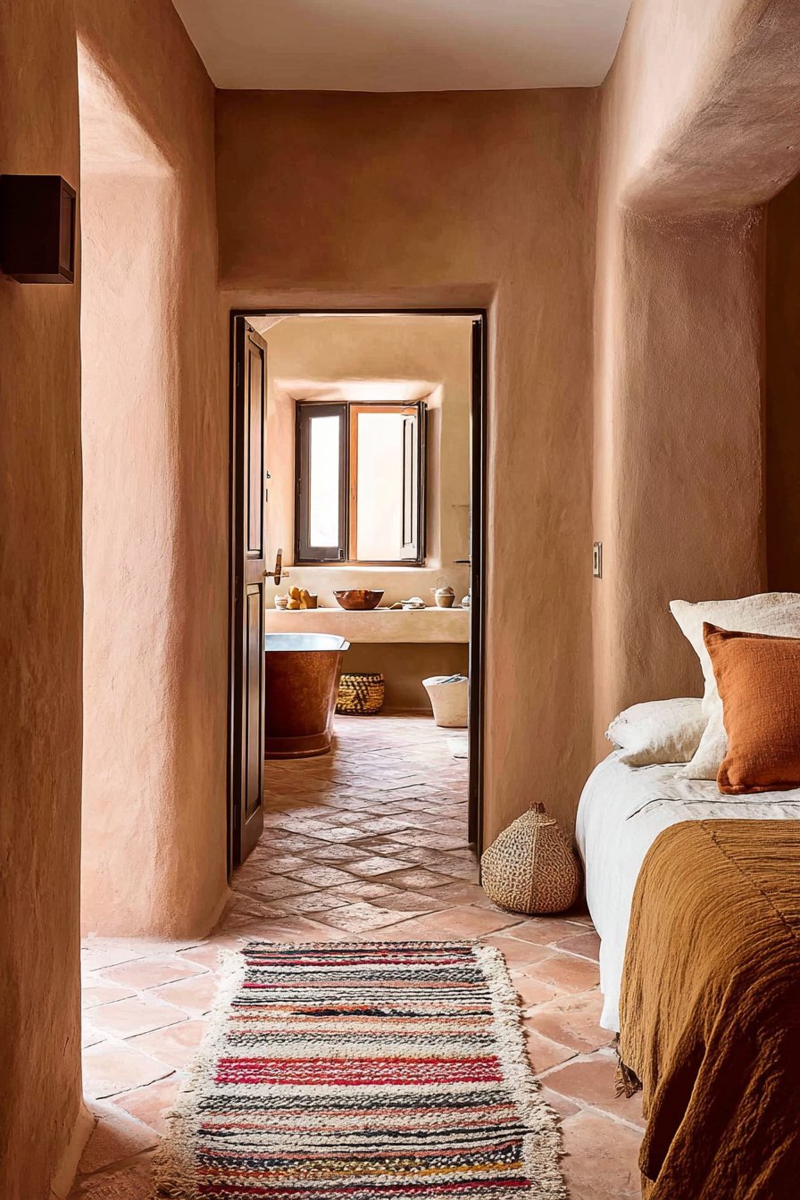 Connected Terracotta Bathroom Suite