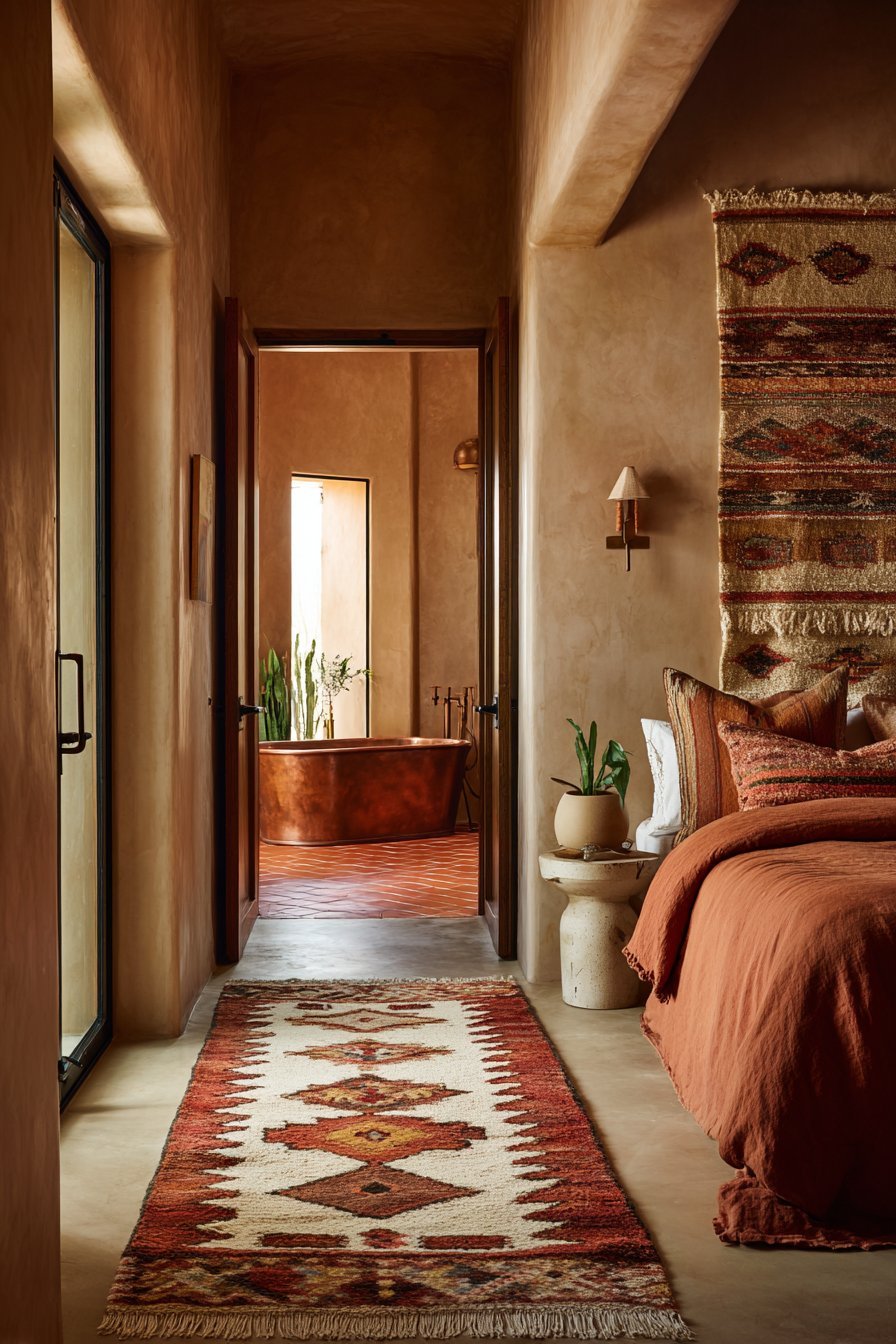 Connected Terracotta Bathroom Suite