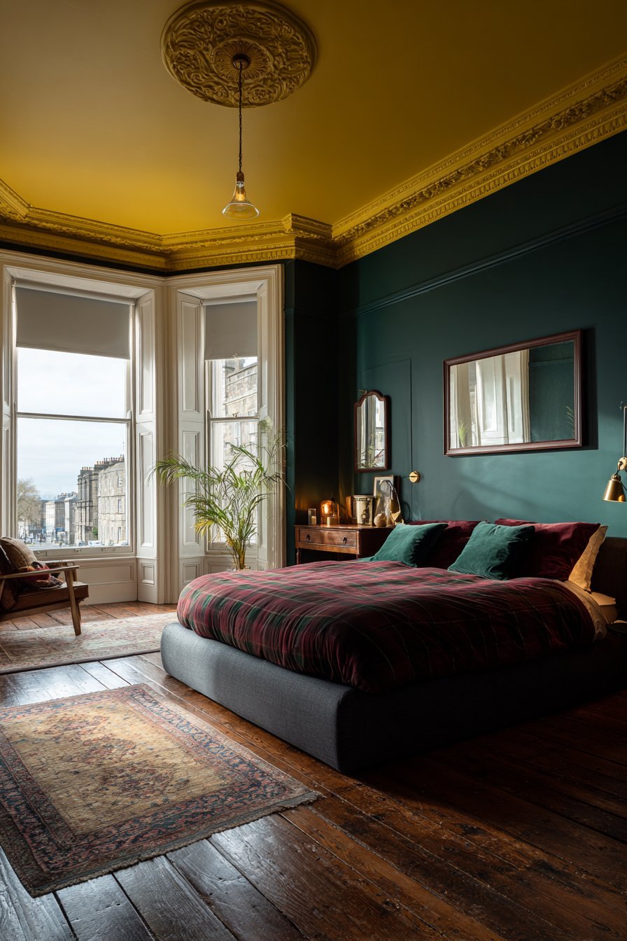 Jewel-Tone Architectural Drama