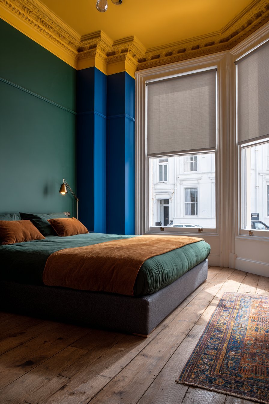 Jewel-Tone Architectural Drama