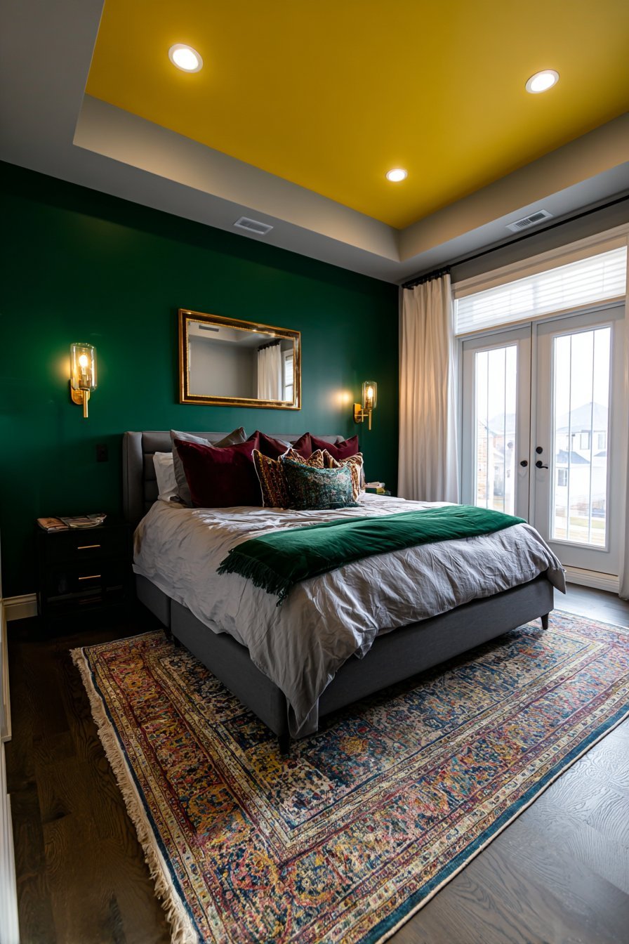 Jewel-Tone Architectural Drama