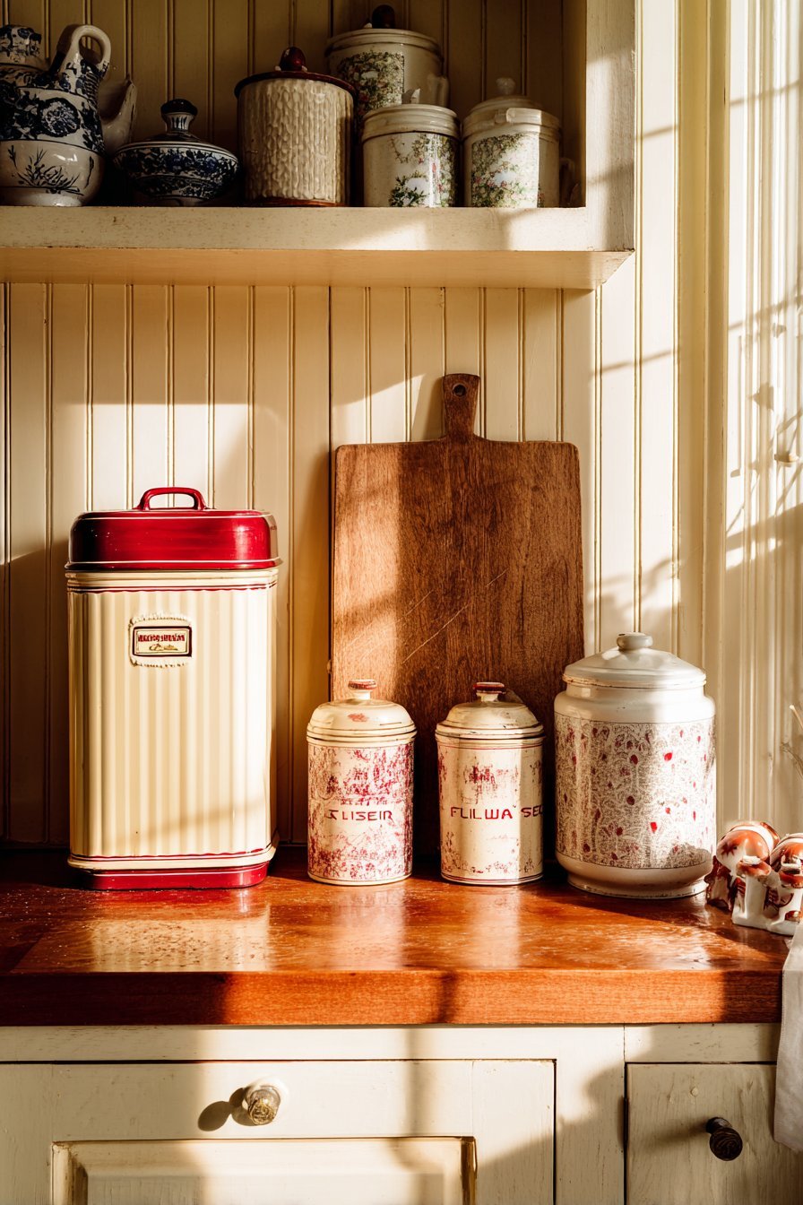 Vintage Enamel Counter Collection