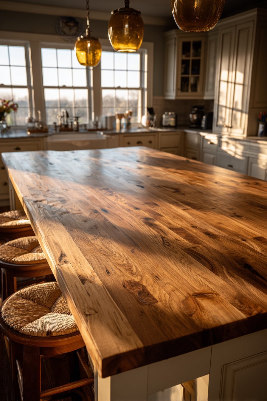 Walnut Butcher Block Island