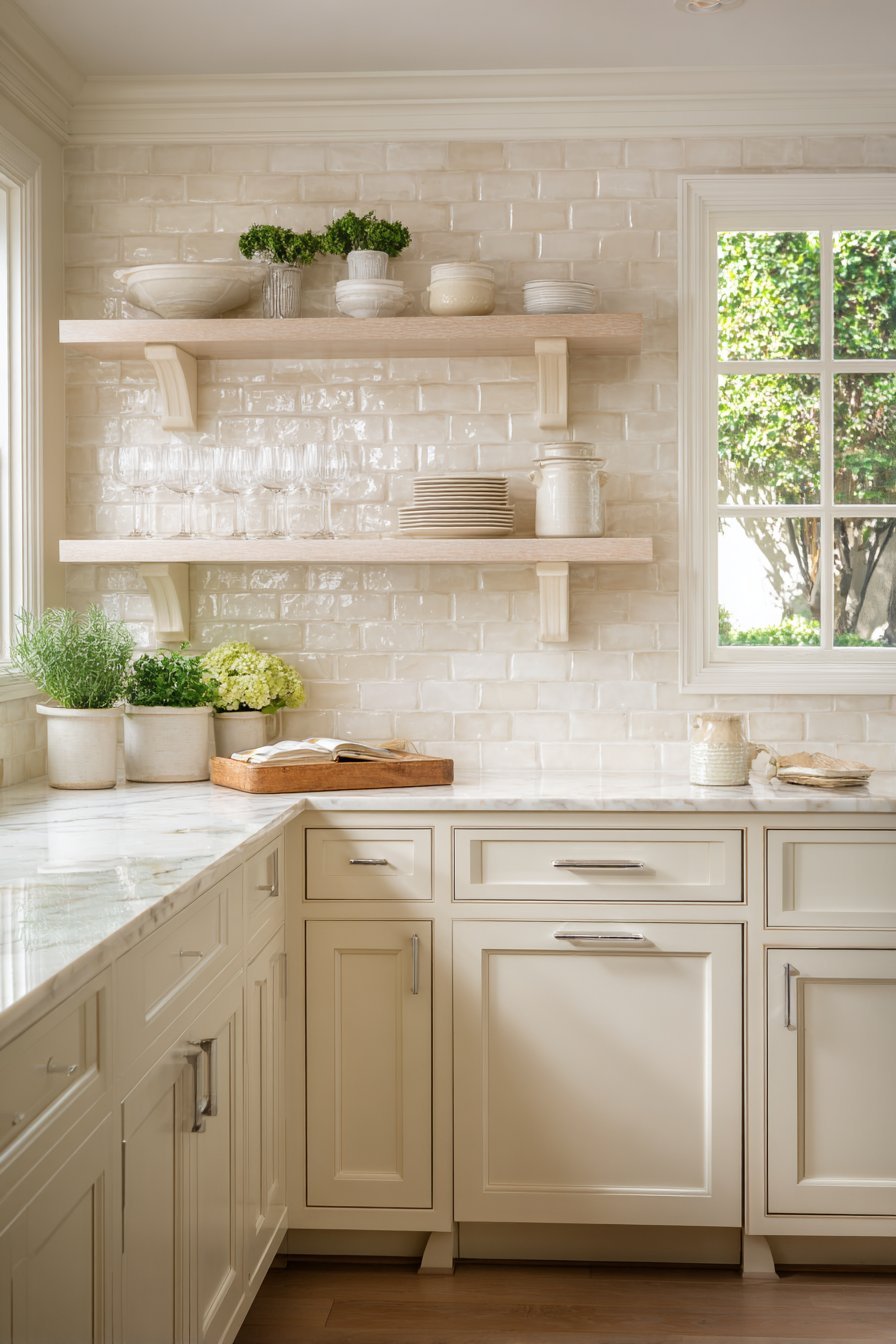 Airy Open Shelving Display